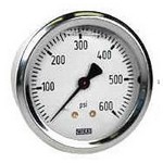 WIKA 212.53 - 2.0" Dial - 0-100 psi/bar Pressure Gauge
